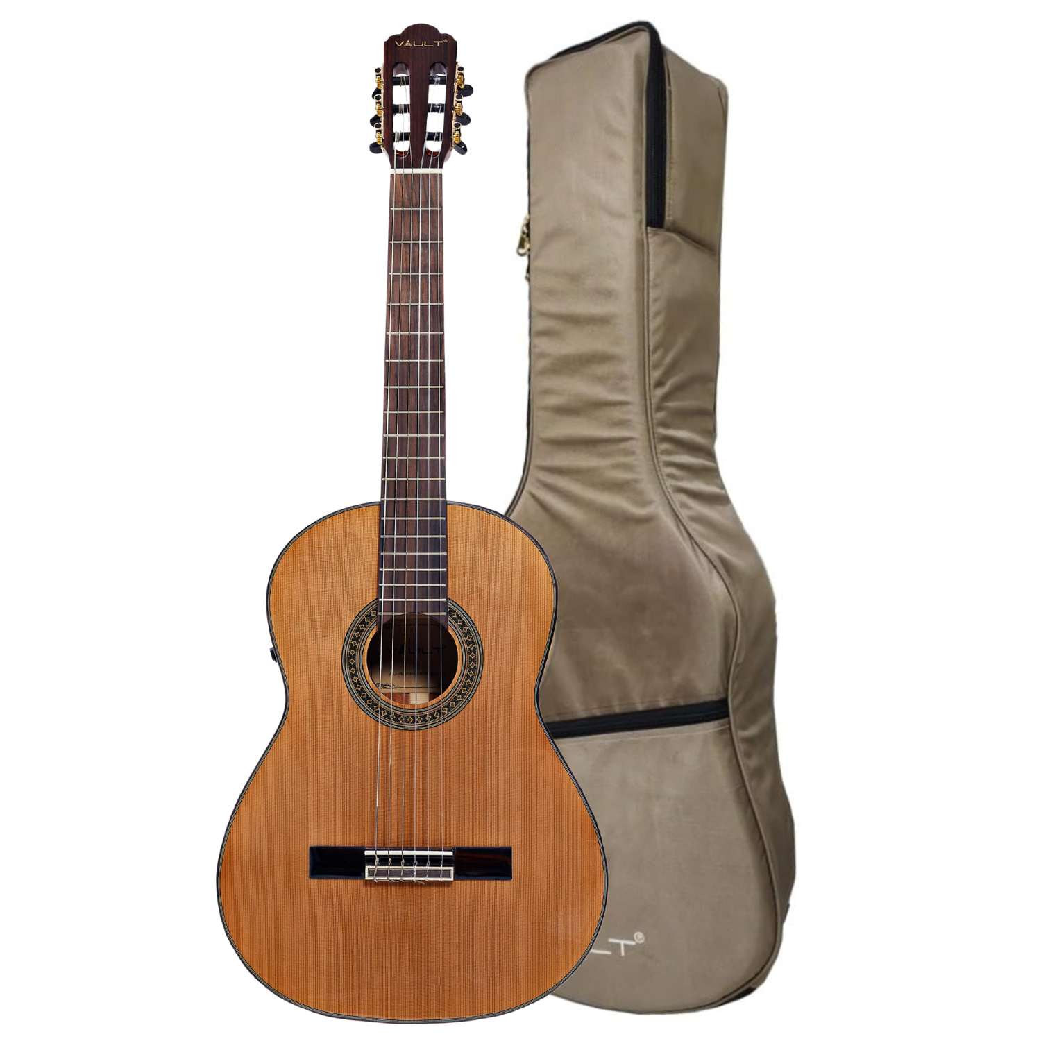 Vault Performer Pro Premium Classical Guitar with A-3 EQ