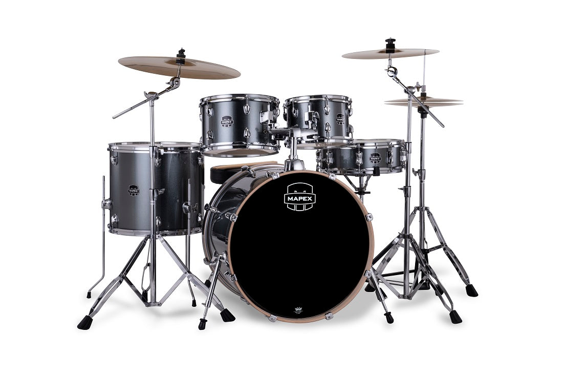 Mapex Venus 5Pcs Hybrid Acoustic Drum Kit with Hardware Cymbals & Throne