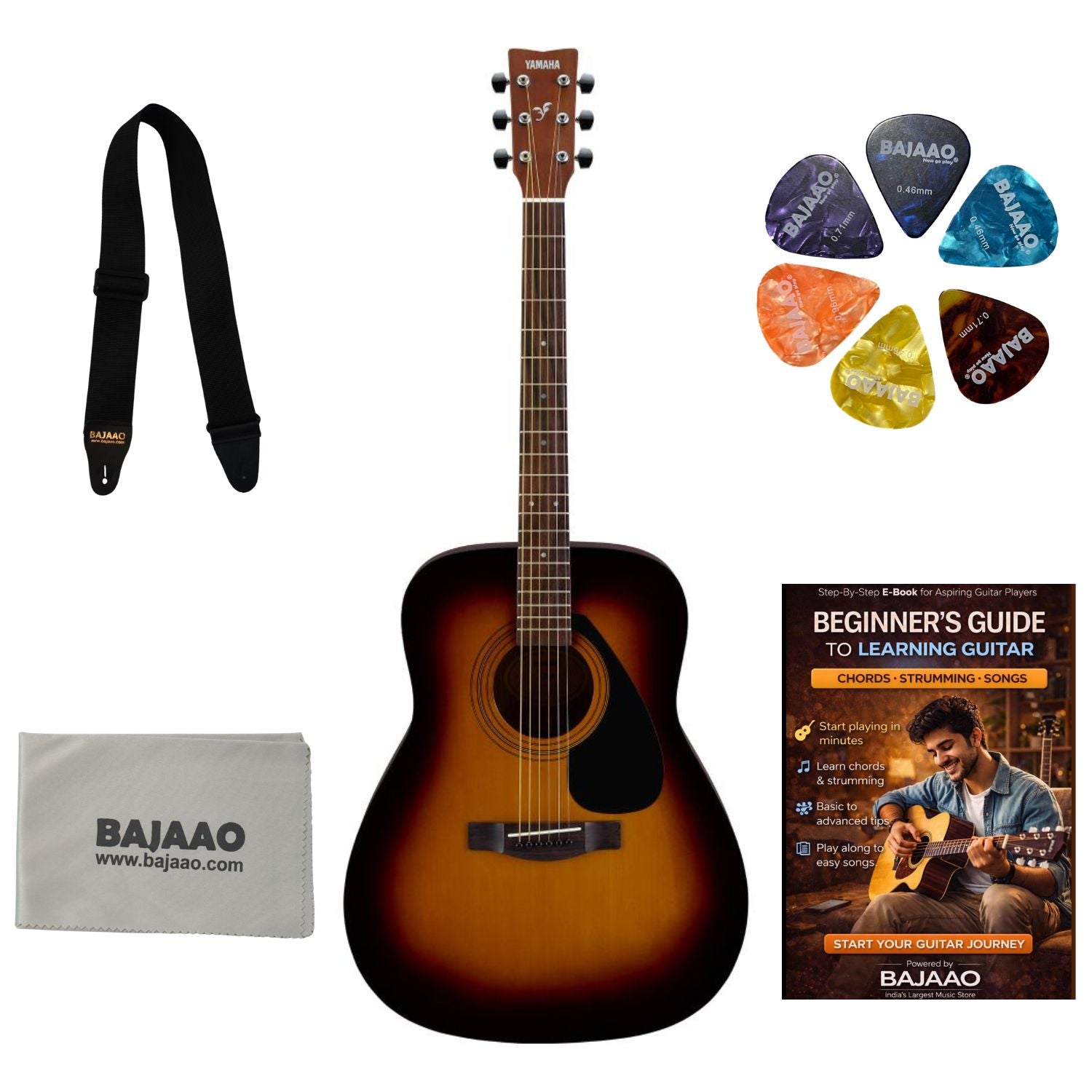 Yamaha F280 40 Inch Acoustic Guitar Natural