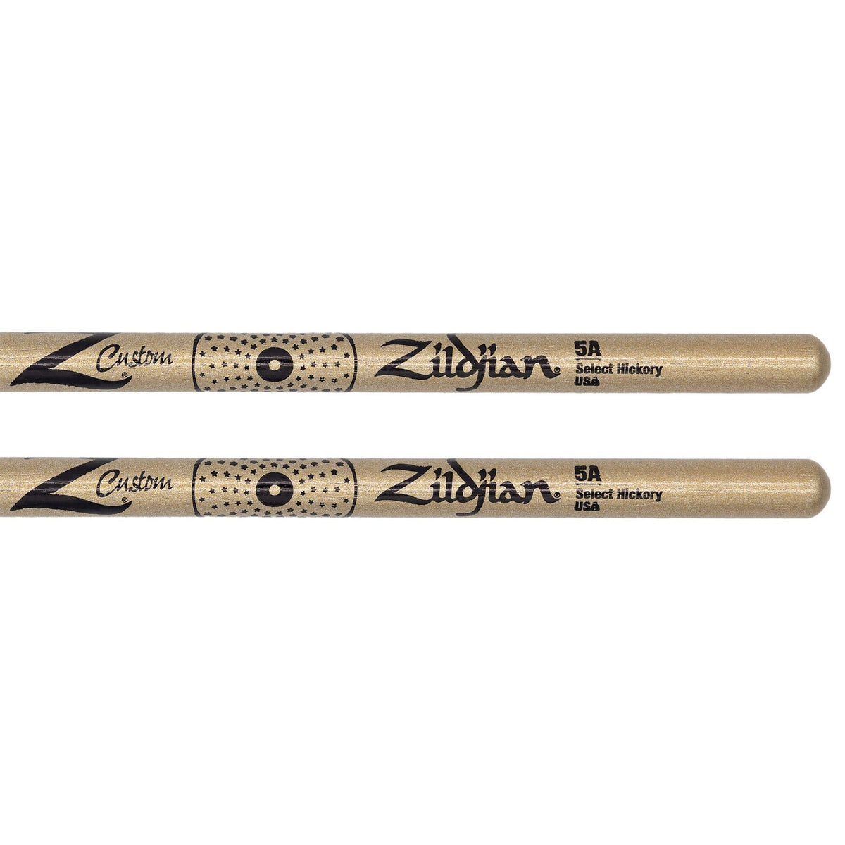Zildjian Z Custom Limited Edition Nylon Tip Drumstick - 5A Gold Chroma