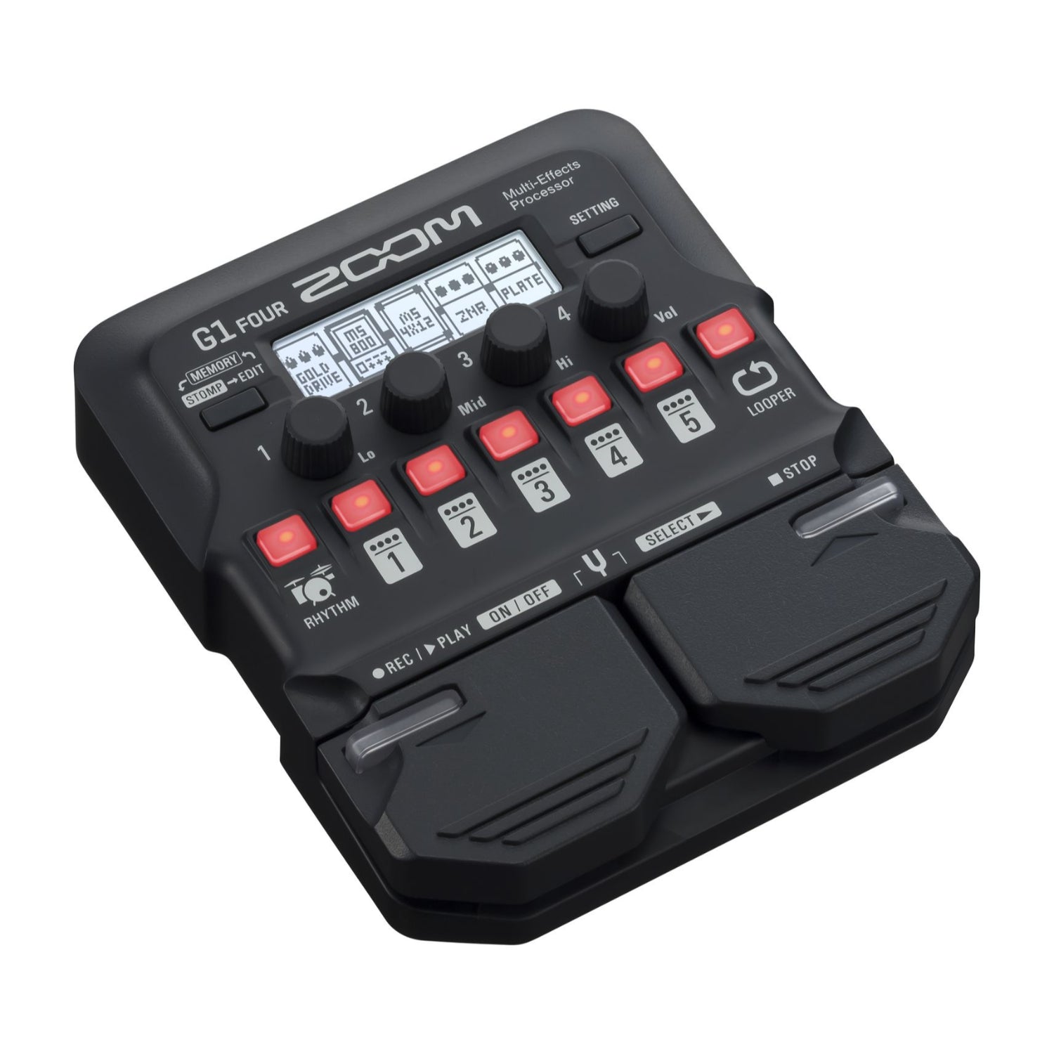 Zoom G1 Four Guitar Multi-Effects Expression Pedal