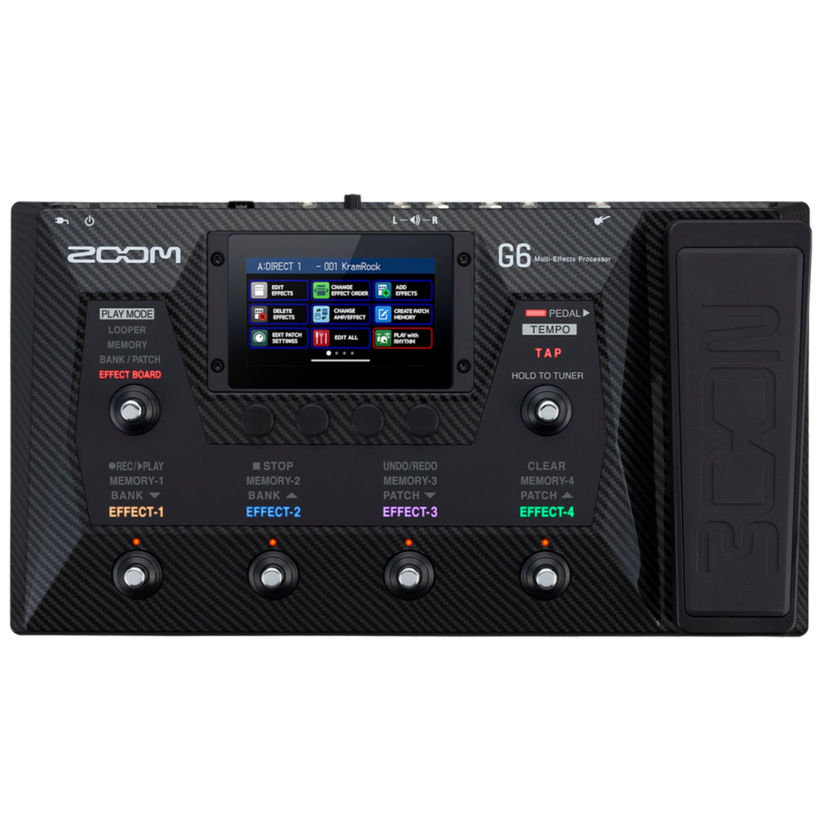 Zoom G6 Multi Effects Guitar Processor