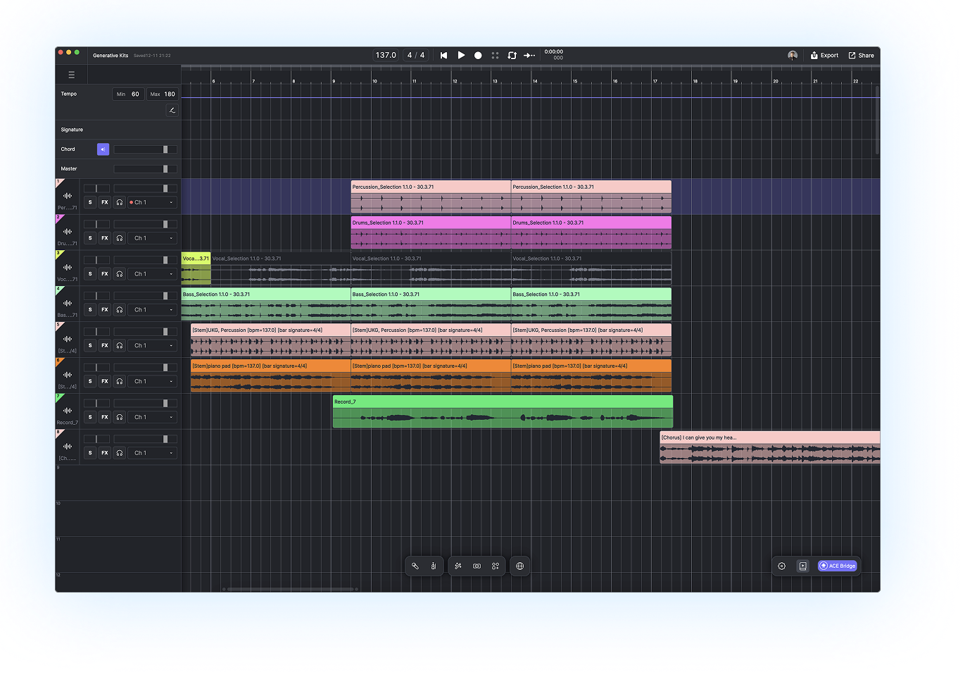ACE Studio Virtual Instruments ACE Studio Ace Artist Studio 2.0 Lifetime License