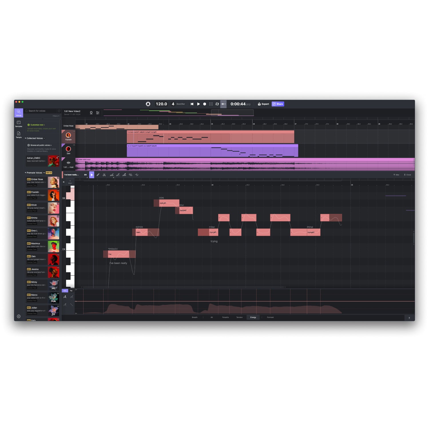 ACE Studio Virtual Instruments Ace Studio Artist Studio Pro 2.0 Lifetime License