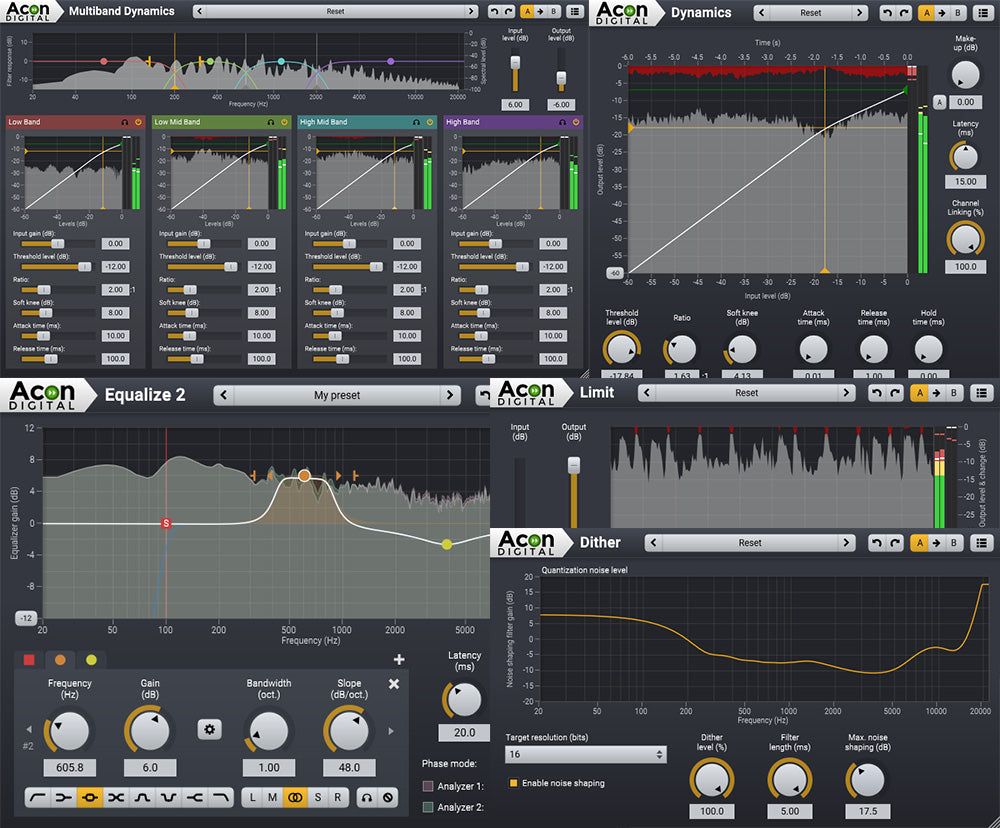 ACON DIGITAL Virtual Processors Acon Digital Mastering Suite