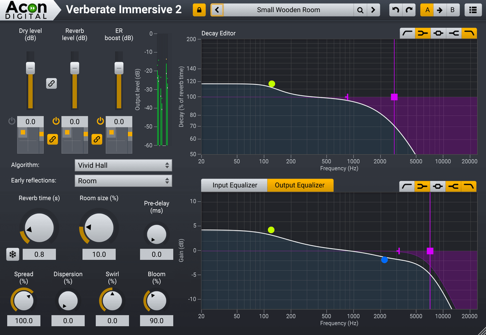 ACON DIGITAL Virtual Processors Acon Verberate 2 Immersive Immersive Reverb