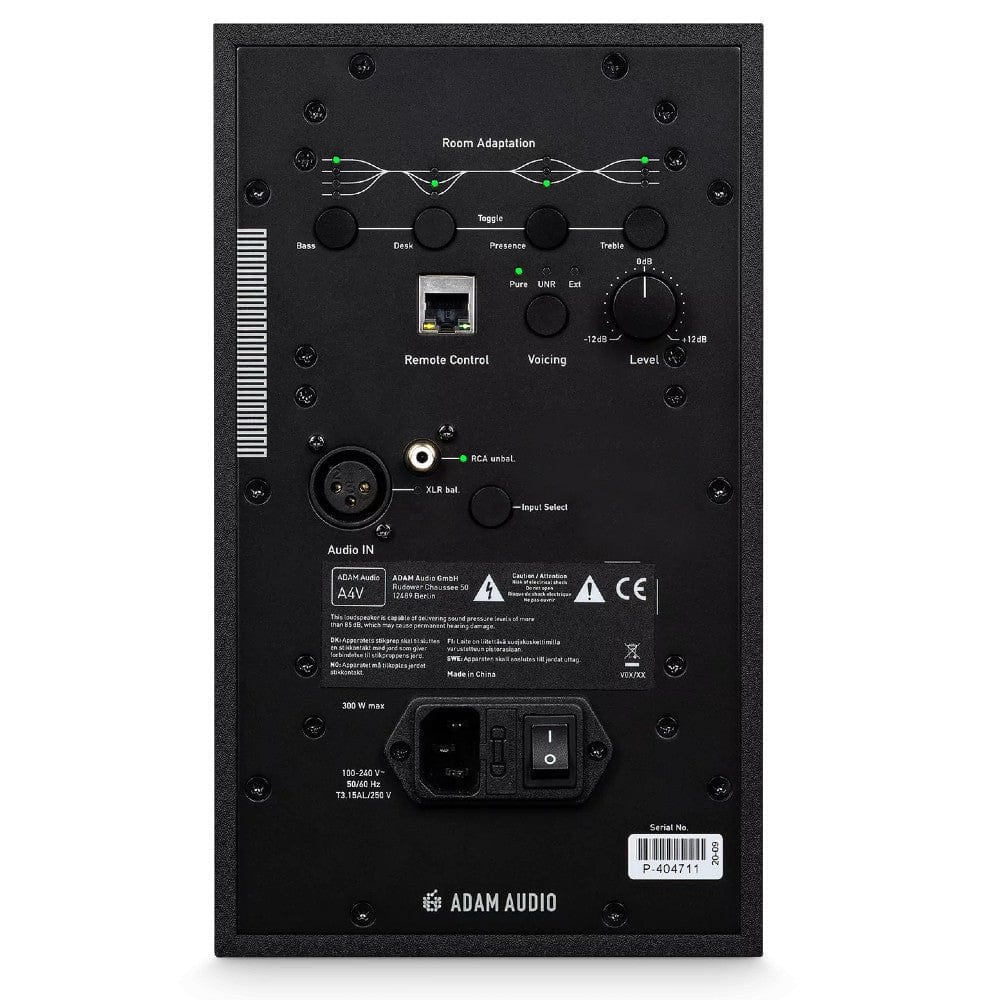 adam audio monitor speakers adam audio a4v powered 2 way studio monitor