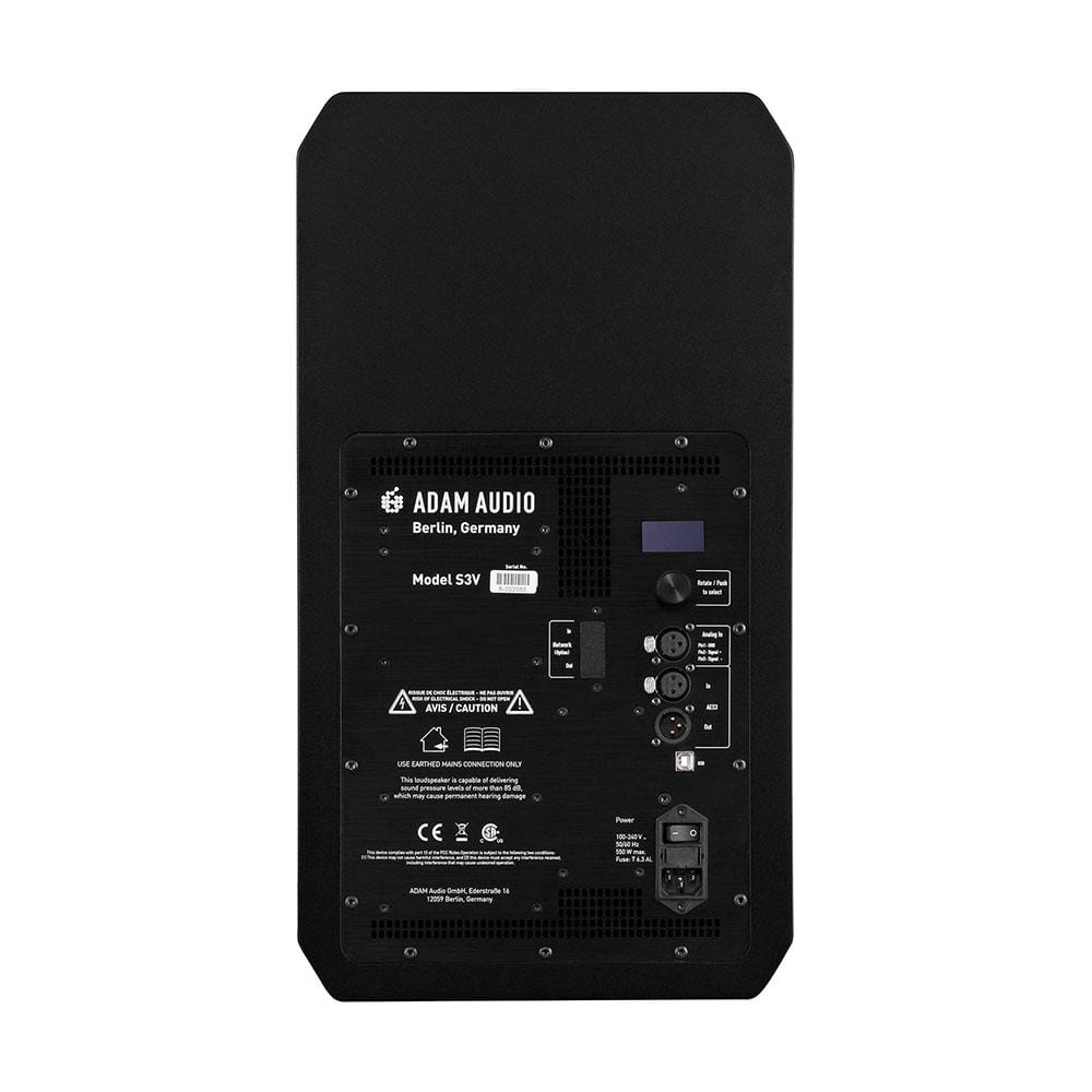 adam audio monitor speakers adam audio s3v active 3 way midfield monitor - single