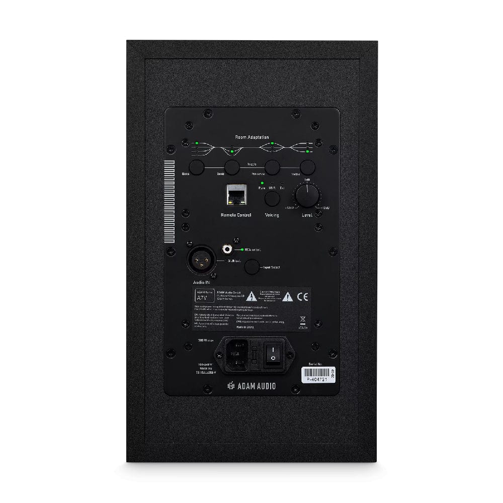 adam audio monitor speakers single adam audio a7v 7" active nearfield studio monitor