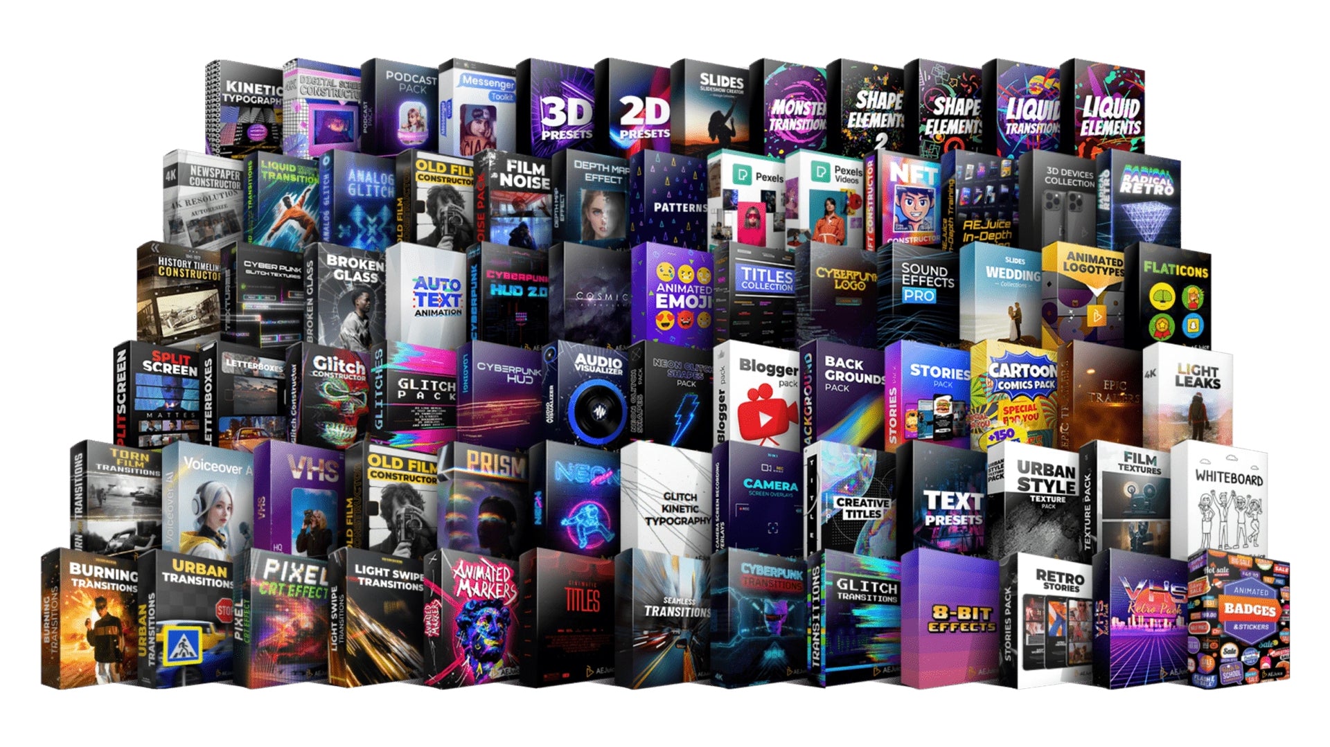 AEJUICE Video Software AEJuice I Want It All Bundle Lifetime: VFX Bundle – Professional Audio Software & Plugin