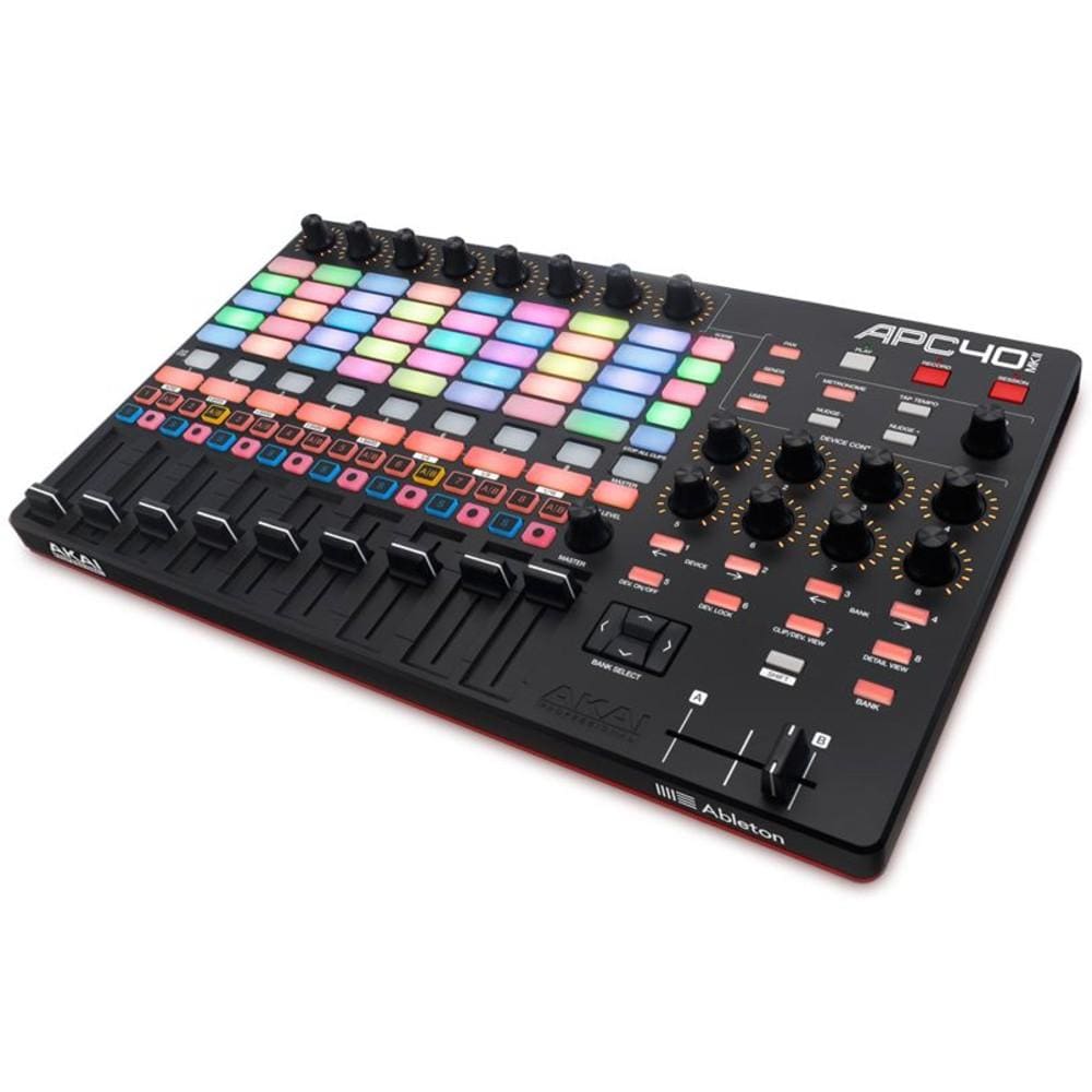 akai dj controller interfaces akai apc40 mk ii performance dj controller interface with mpc beats software pack