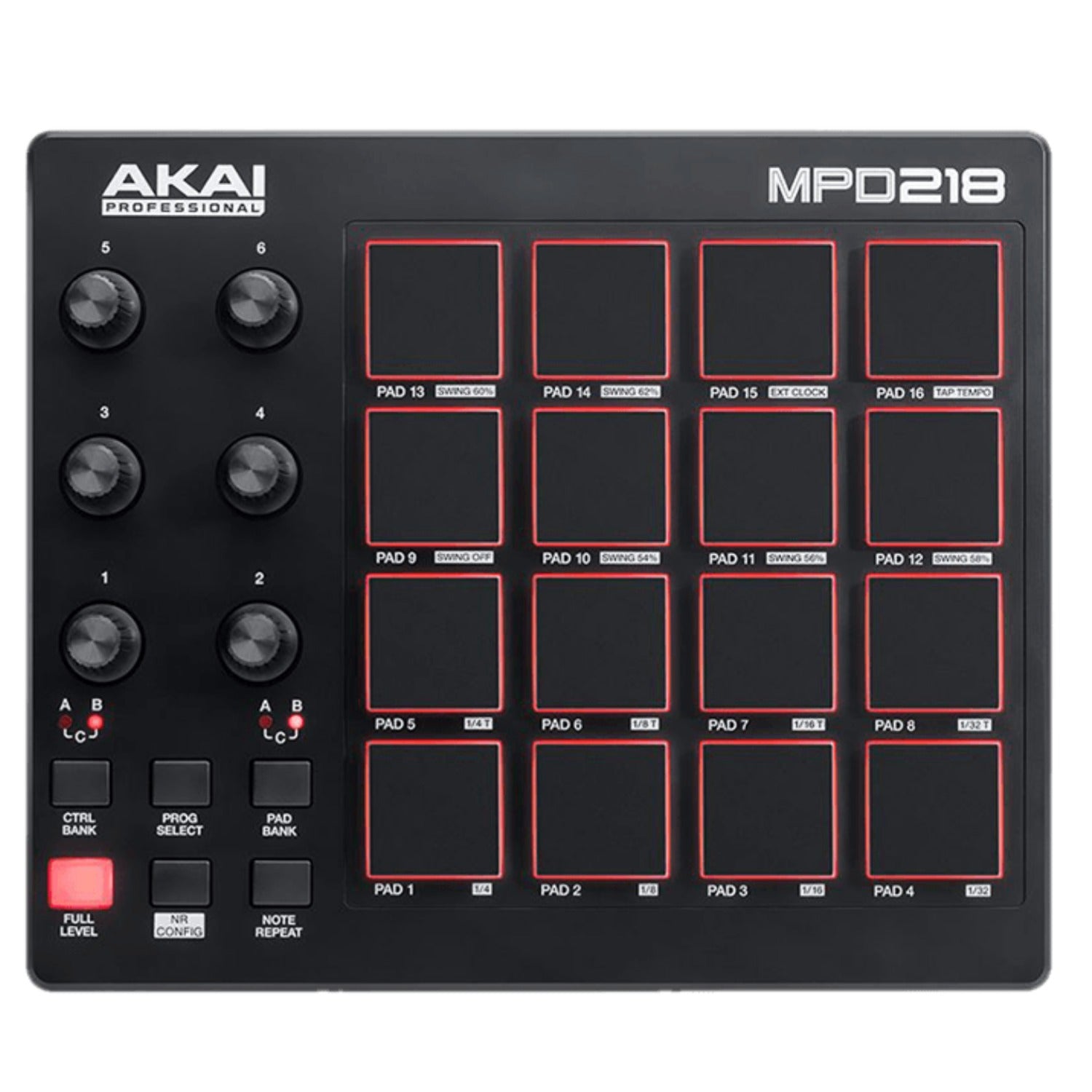 Akai Groove Production Akai MPD218 Feature-Packed, Highly Playable Pad Controller With MPC Beats Software Pack