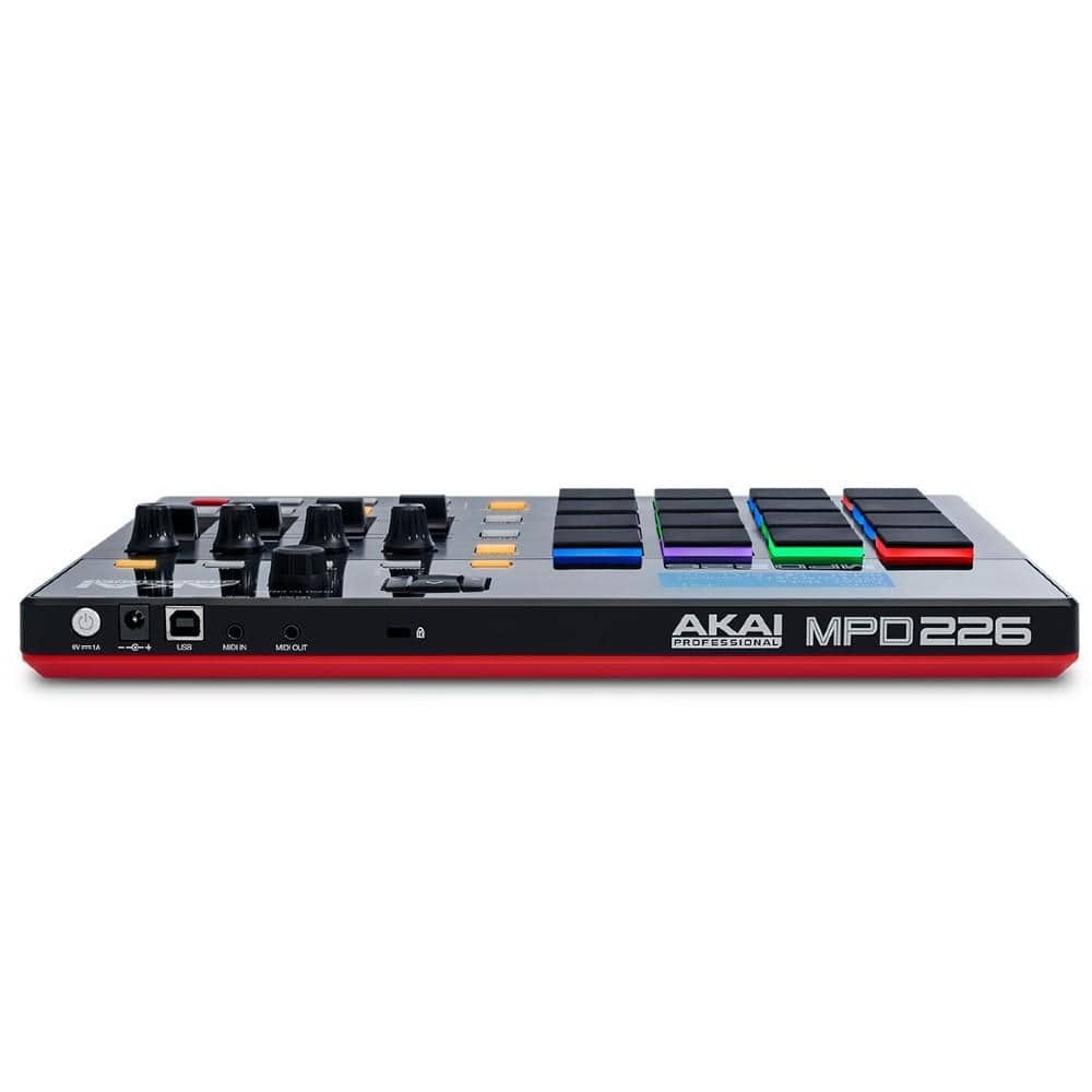 akai groove production akai mpd226 feature-packed, highly playable pad controller with mpc beats software pack