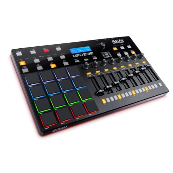 akai groove production akai mpd232 feature-packed, highly playable pad controller with mpc beats software pack
