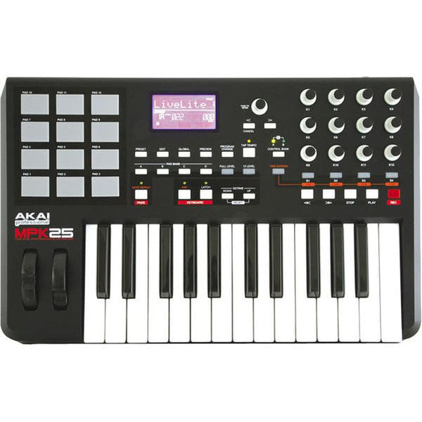 Buy Akai Professional MPK25 Keyboard USB MIDI Controller Online Bajaao