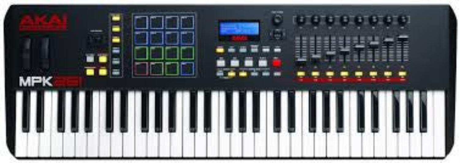 Akai Midi Keyboards Akai Professional MPK261 61-key MIDI Controller With MPC Beats Software Pack