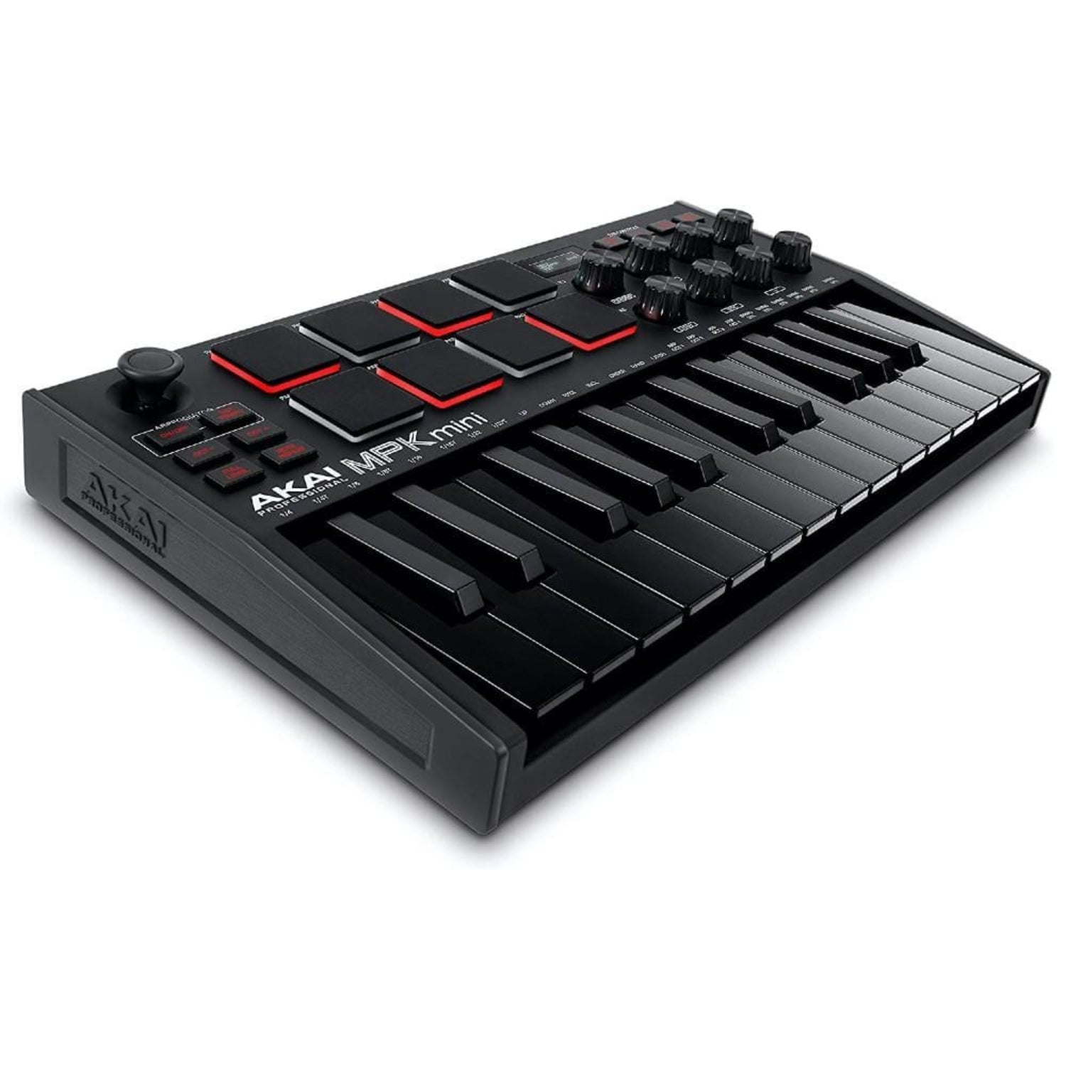 akai midi keyboards mk3 / black akai mpk mini mk3 compact midi keyboard and pad midi controller #generation_mk3,color_black