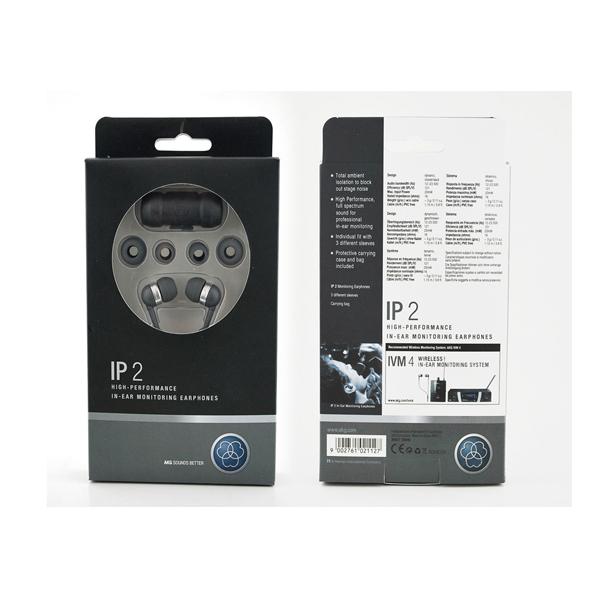 akg headphones akg ip2 in-ear stereo headphones