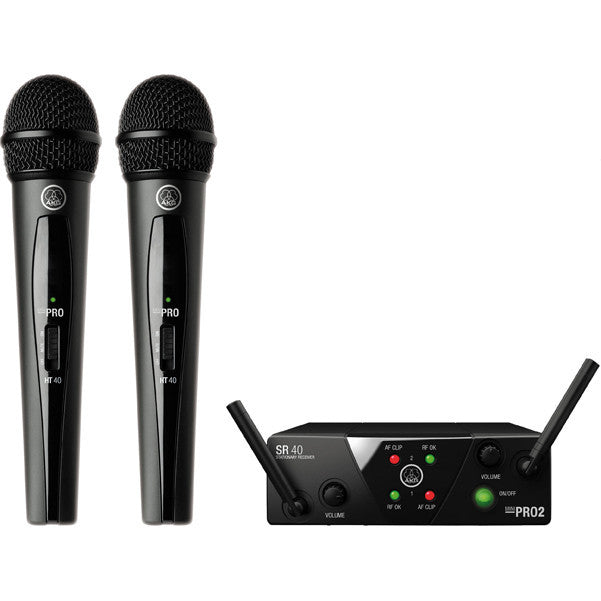 akg wireless systems akg wms 40 mini2 vocal set dual system