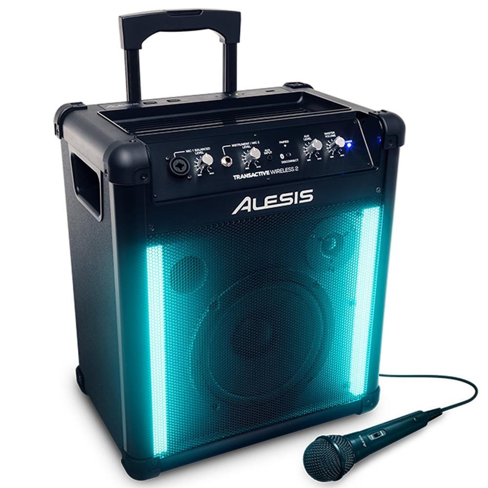 alesis bluetooth speakers alesis transactive wireless 2 portable bluetooth speaker