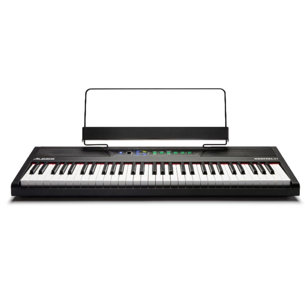 alesis digital pianos alesis recital 61 keys digital piano with full sized keys
