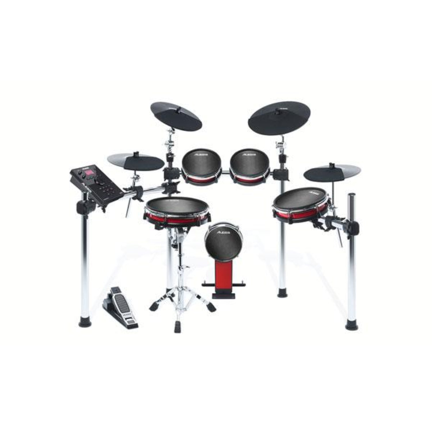 alesis electronic drum kits black alesis crimson ii 9 piece mesh head electronic drum kit