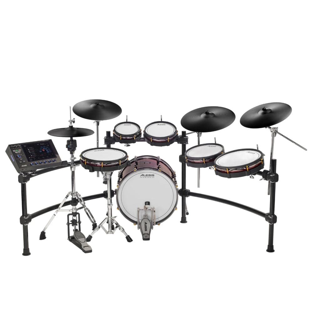 alesis electronic drum kits e-kit alesis strata prime ten-piece electronic drum kit with touch screen drum module