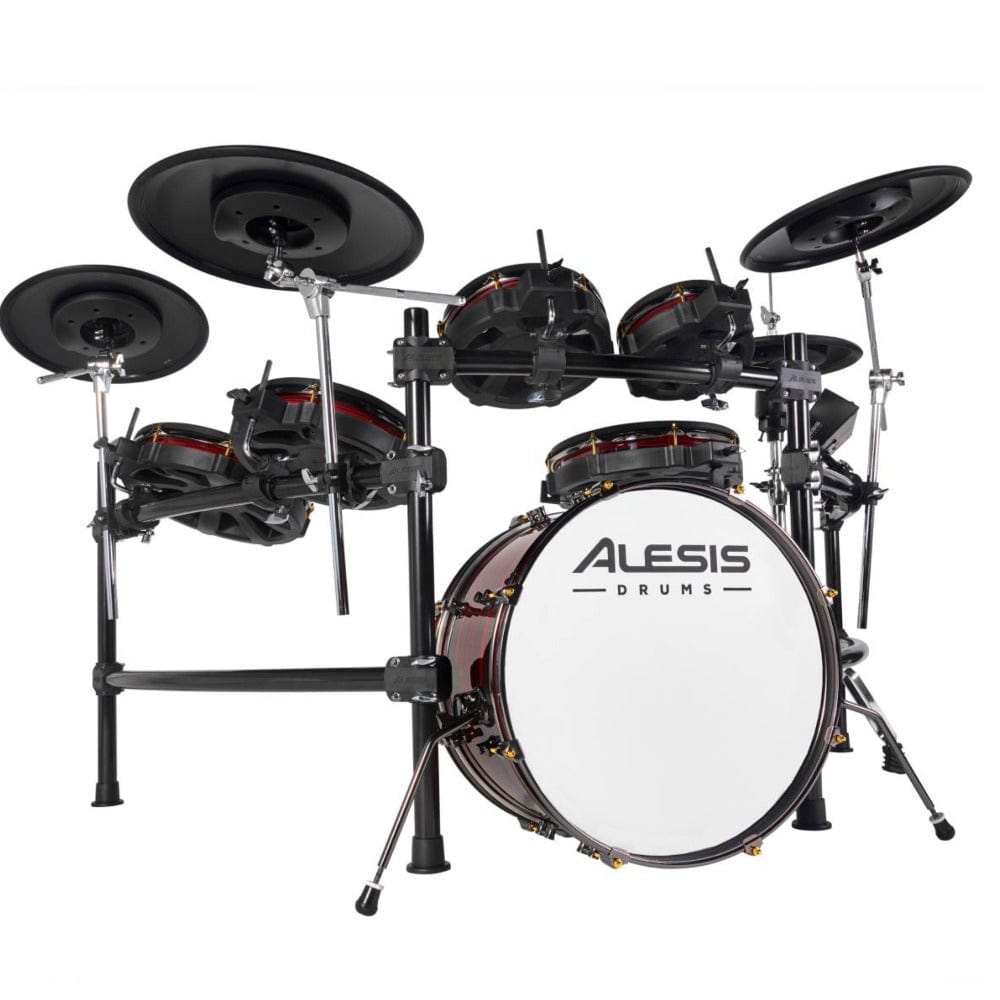 alesis electronic drum kits e-kit alesis strata prime ten-piece electronic drum kit with touch screen drum module