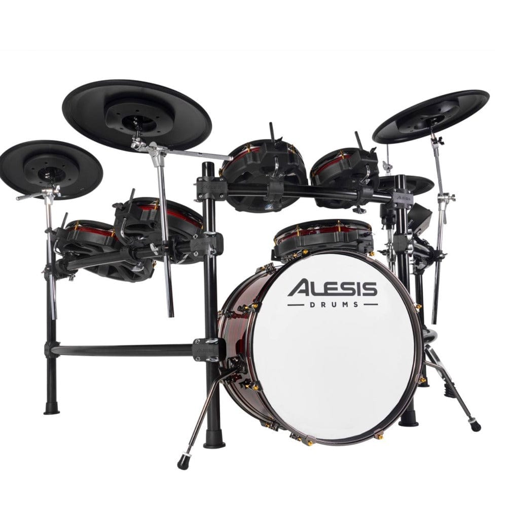 alesis electronic drum kits e-kit alesis strata prime ten-piece electronic drum kit with touch screen drum module