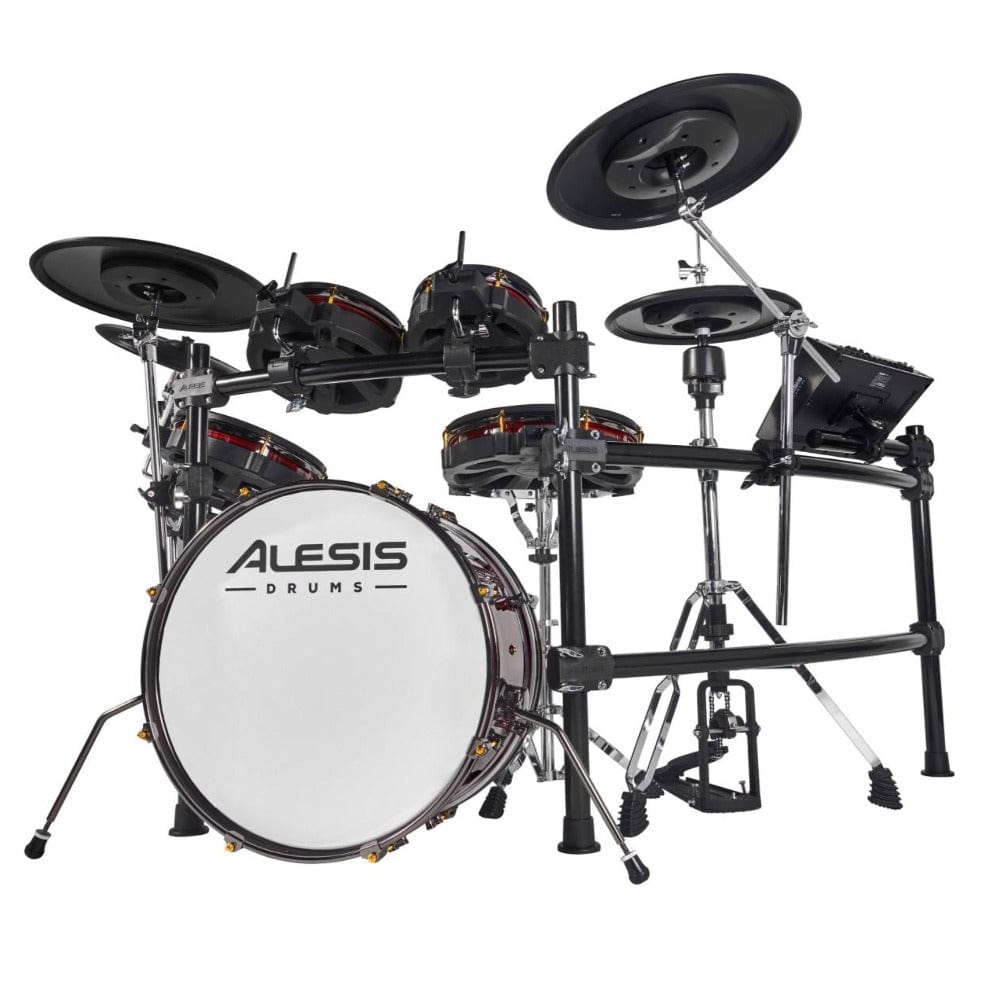 alesis electronic drum kits e-kit alesis strata prime ten-piece electronic drum kit with touch screen drum module
