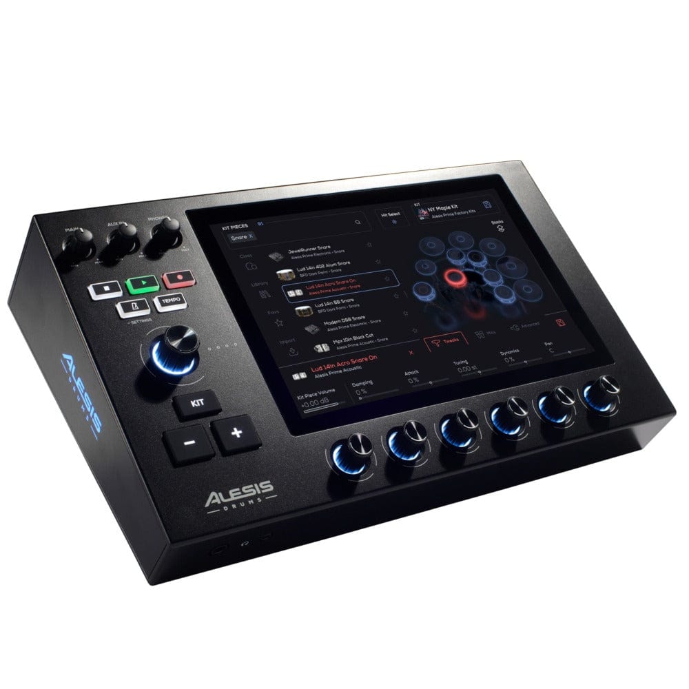 alesis electronic drum kits e-kit alesis strata prime ten-piece electronic drum kit with touch screen drum module