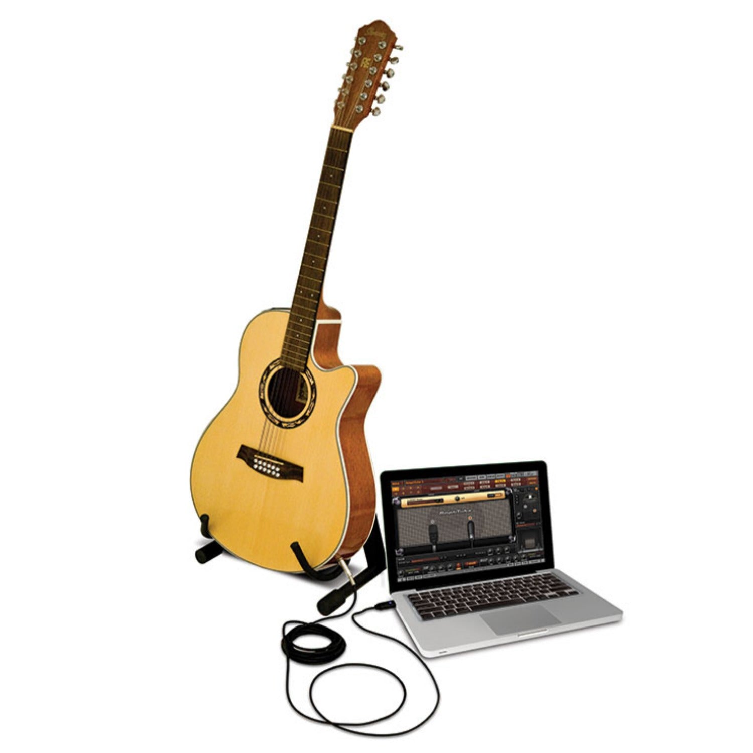 Alesis Guitar Cables Alesis GuitarLink Plus 1/4" to USB Guitar Cable