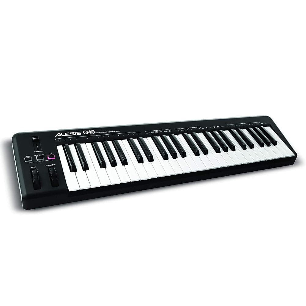 alesis midi keyboards alesis q49 usb midi keyboard controller