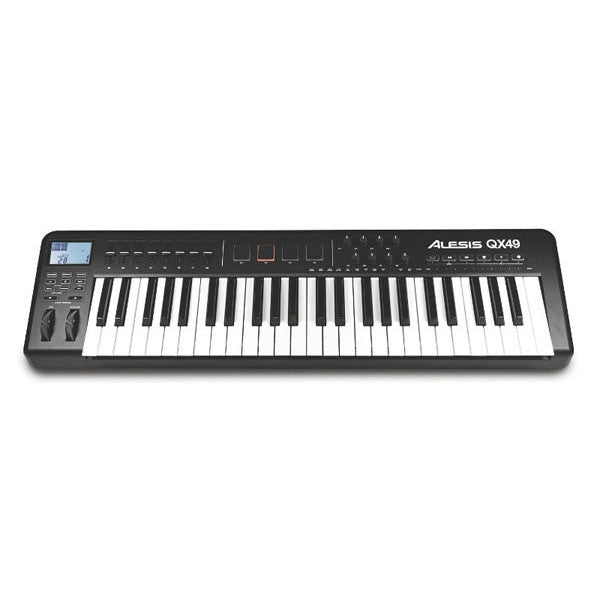 alesis midi keyboards alesis qx49 49-key velocity-sensitive usb midi keyboard controller