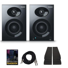 Alesis Monitor Speaker Bundles Alesis Elevate 3 MKII Monitors Speakers with Isolation Pads, Cables and Ebook - Pair