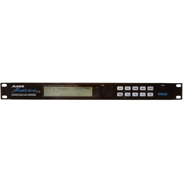 alesis rack mounted effects alesis midiverb 4 dual-channel multi-effects processor