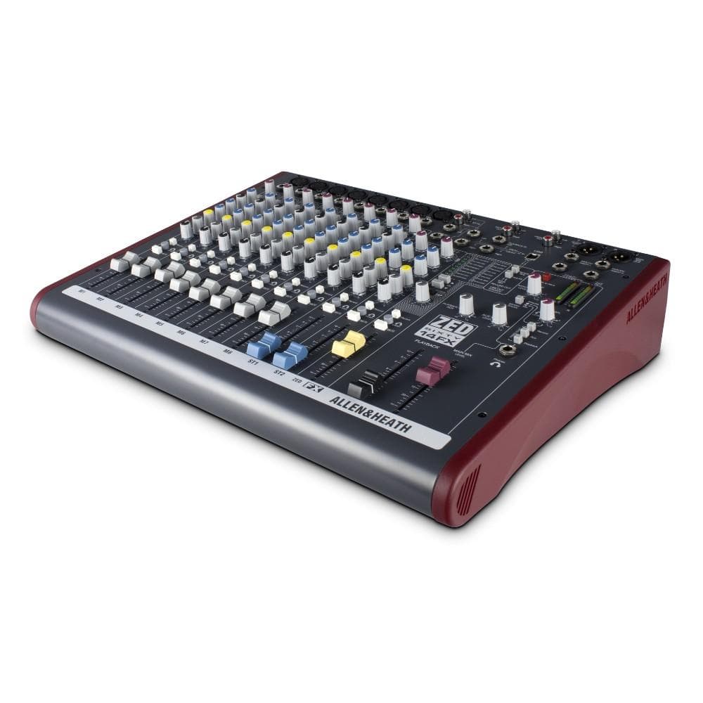 allen & heath analog mixers allen & heath zed60-14fx 8 mic/line inputs multipurpose mixer