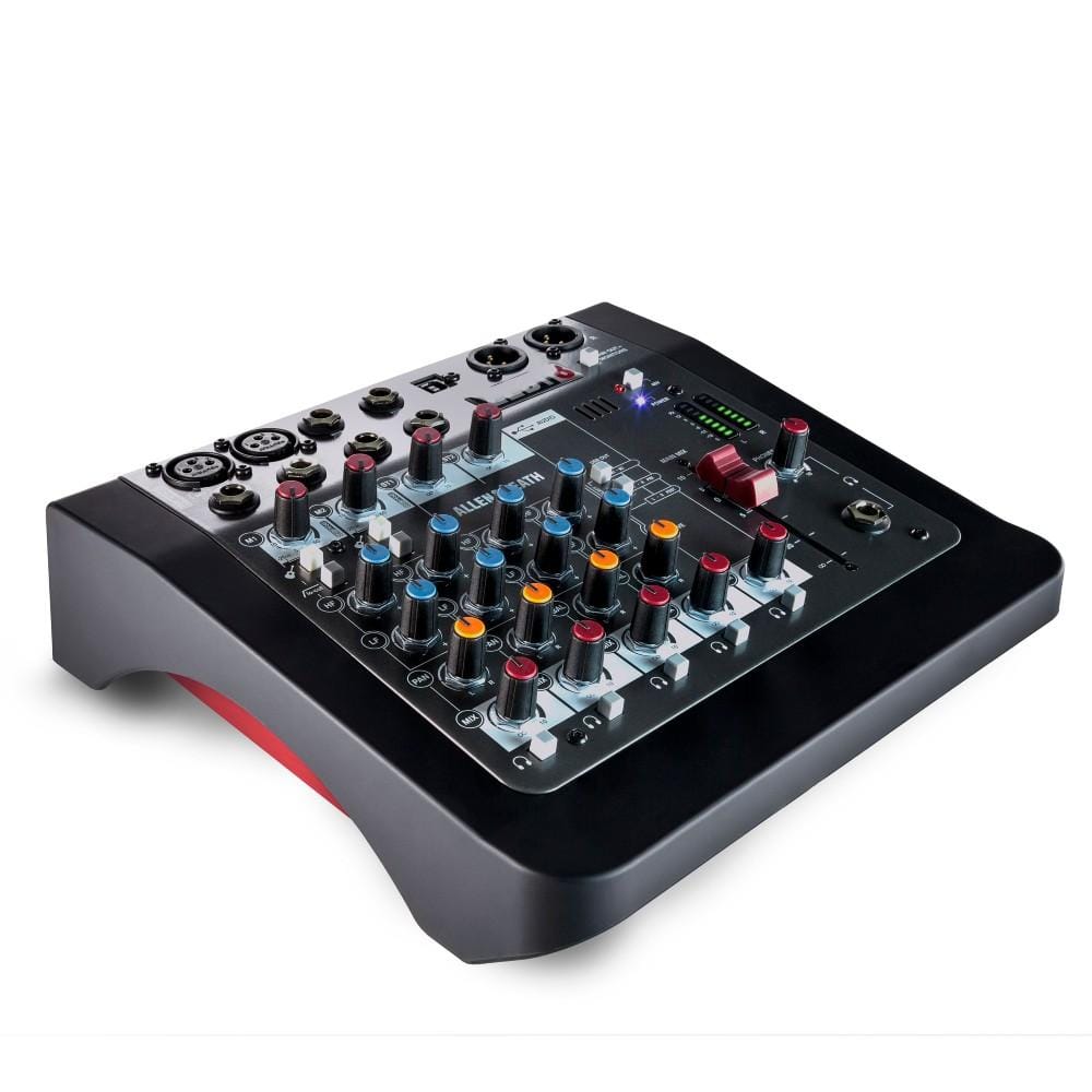 allen & heath analog mixers allen & heath zedi 8 8-channel live + usb recording mixer