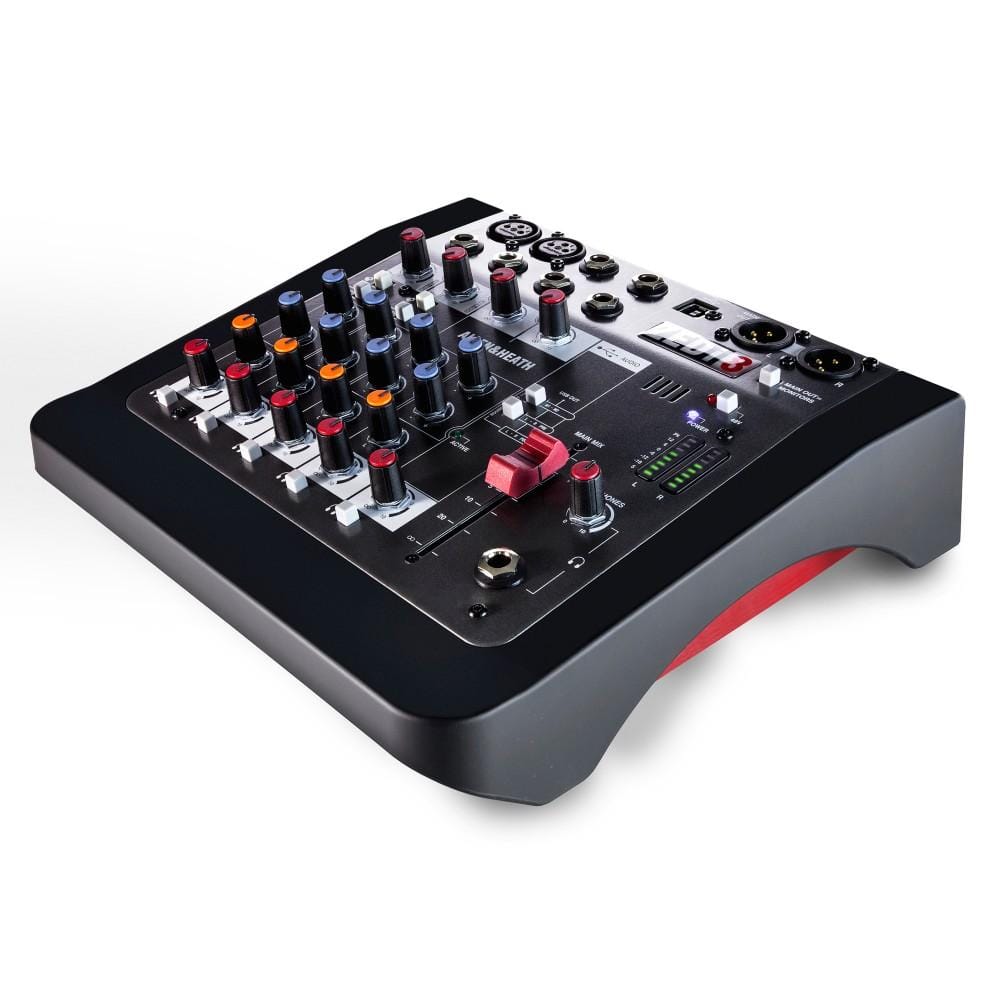 allen & heath analog mixers allen & heath zedi 8 8-channel live + usb recording mixer