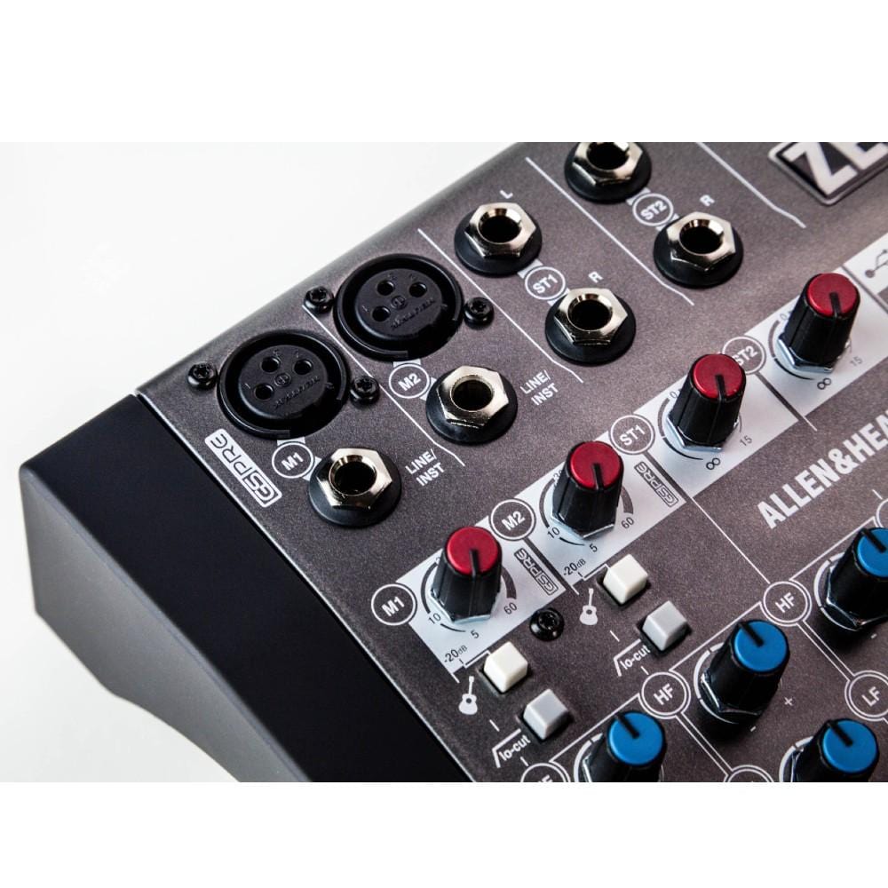 allen & heath analog mixers allen & heath zedi 8 8-channel live + usb recording mixer