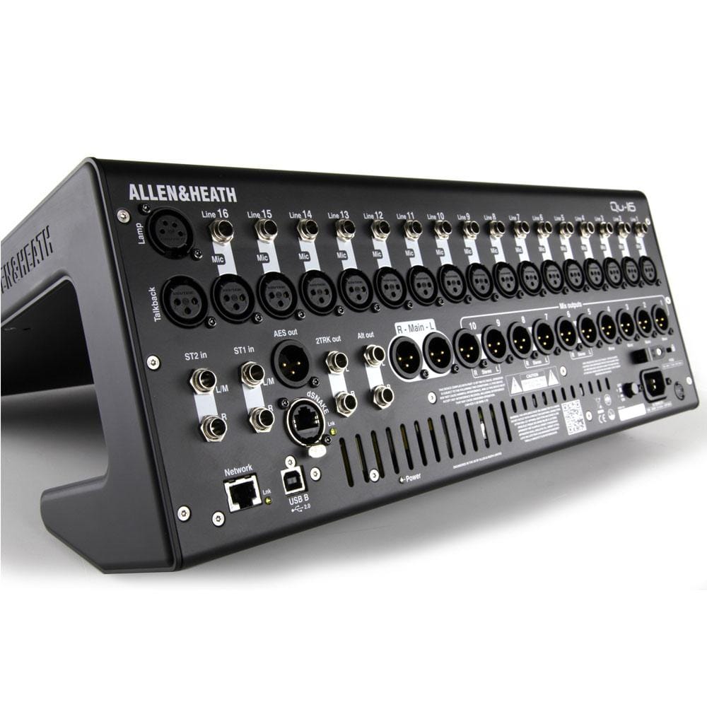 allen & heath digital mixers allen & heath q-16 rack mountable digital mixer