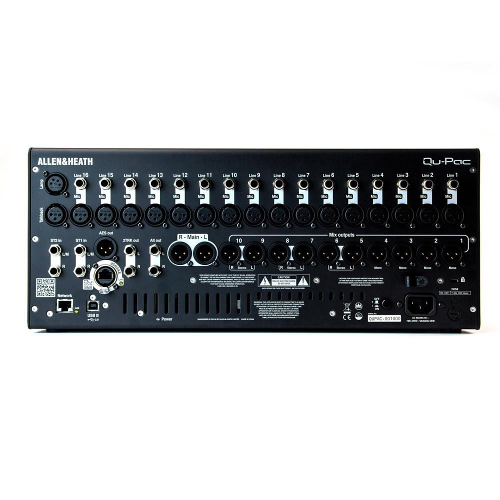 Allen & Heath Digital Mixers Allen & Heath QU Pac 32x32 USB Digital Mixer