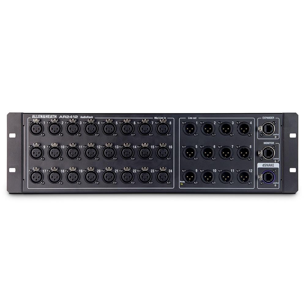 allen & heath digital stage box allen & heath ar2412 24 xlr input audiorack digital stage box