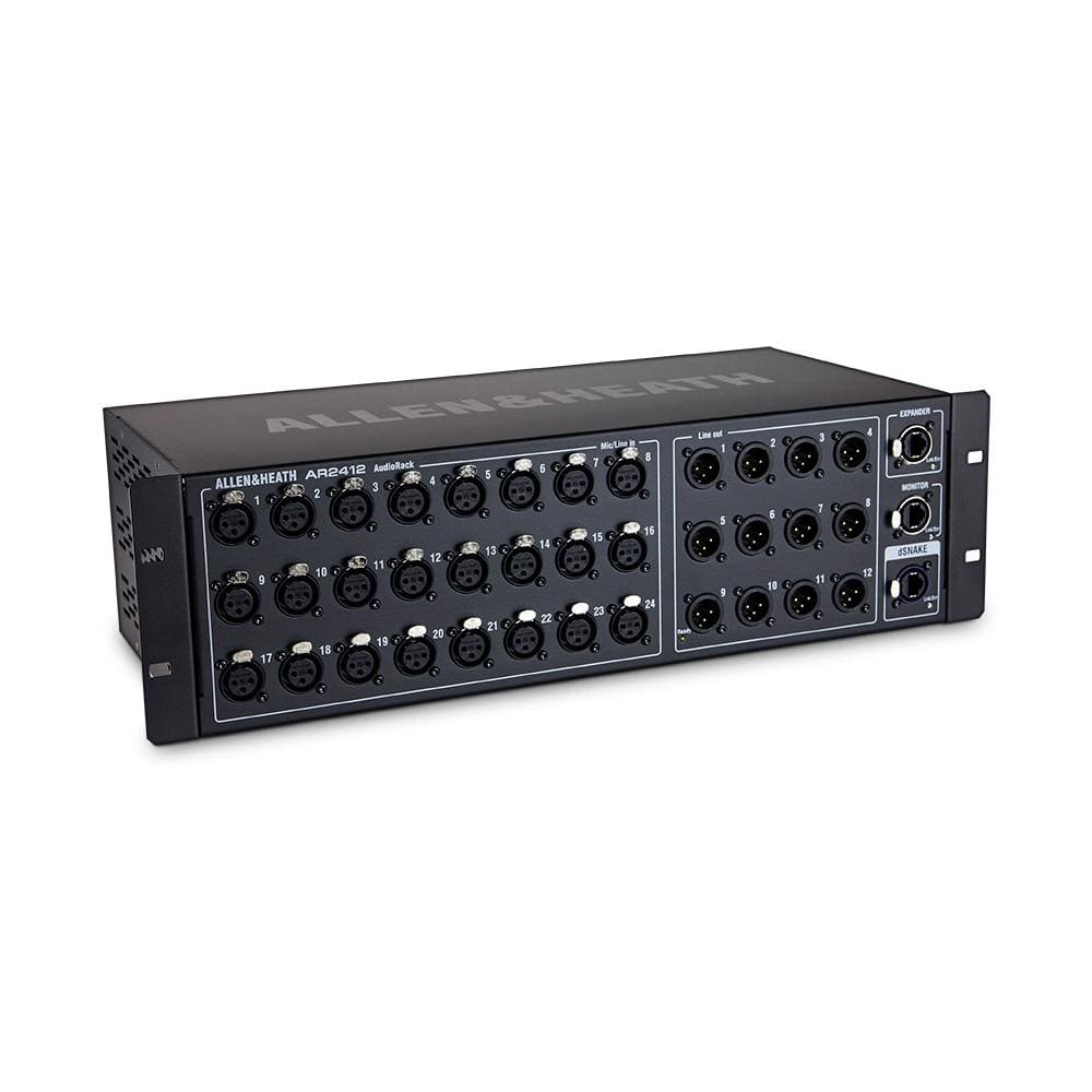 allen & heath digital stage box allen & heath ar2412 24 xlr input audiorack digital stage box