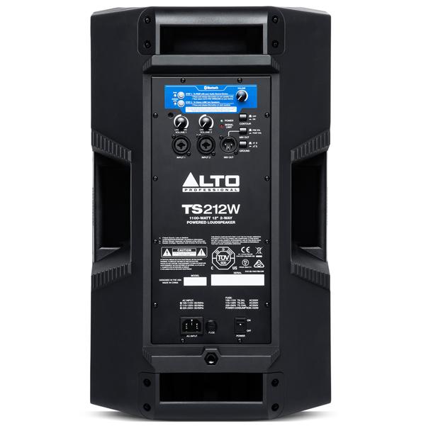alto active pa speakers alto ts212w 1100 watt 12 inch 2 way active studio monitor speaker with bluetooth