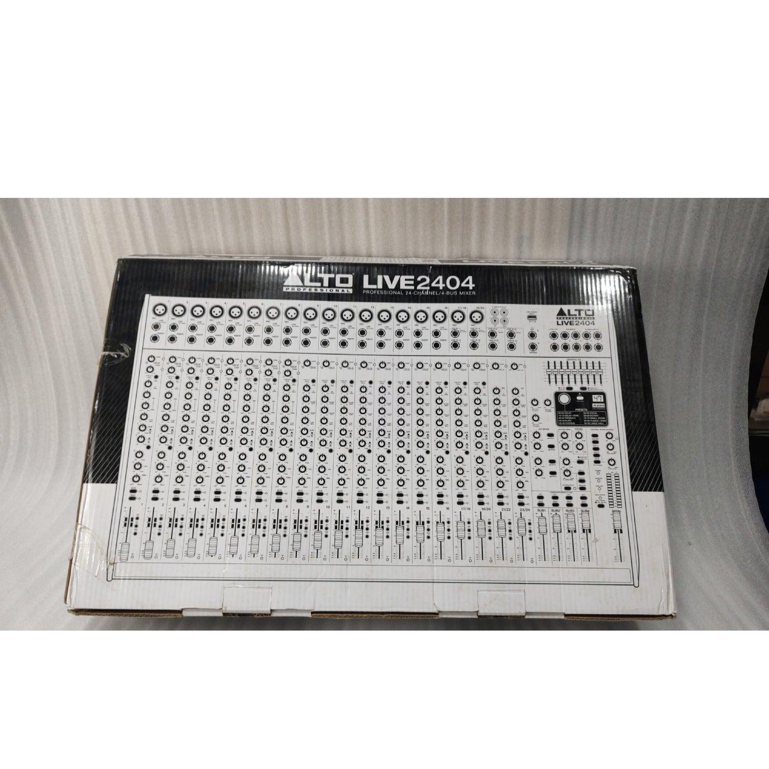 Alto Analog Mixers 202101664943 Alto Live 2404 Professional 24-Channel/4-Bus Mixer - Open Box