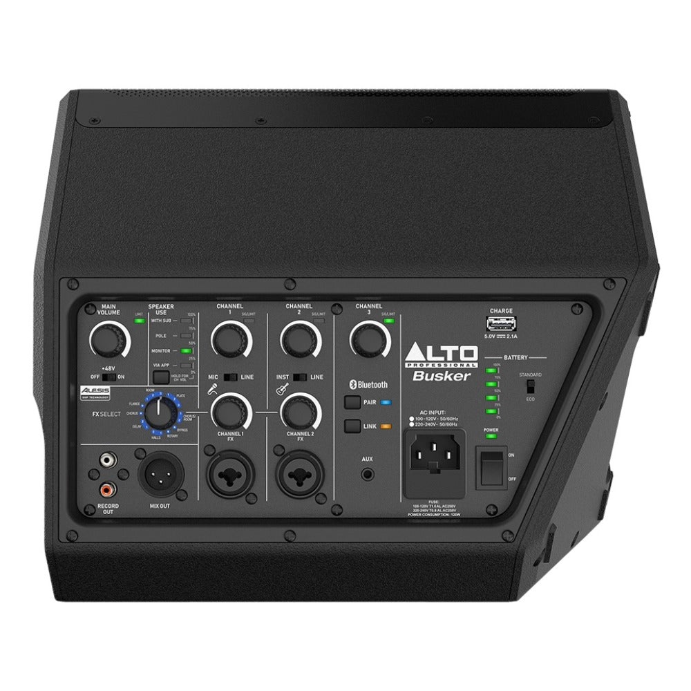 Alto Pa Subwoofers Alto Busker 200W Premium Battery Powered Portable Pa Subwoofers