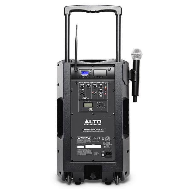 alto portable pa systems alto transport 12 400 watt battery powered portable pa system