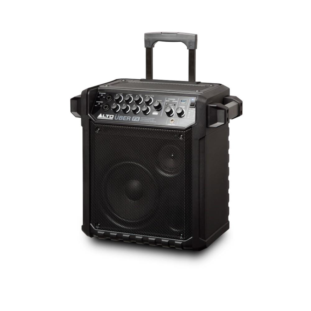 alto portable pa systems alto uber fx 100 watt portable rechargeable bluetooth pa system