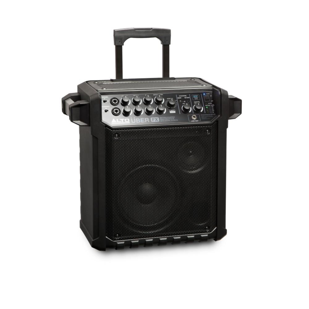 alto portable pa systems alto uber fx 100 watt portable rechargeable bluetooth pa system